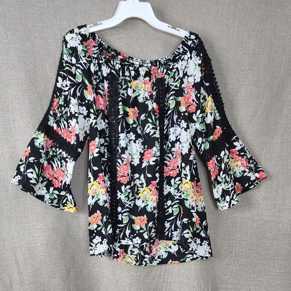 NY Collection blouse size multicolor - Picture 3 of 7